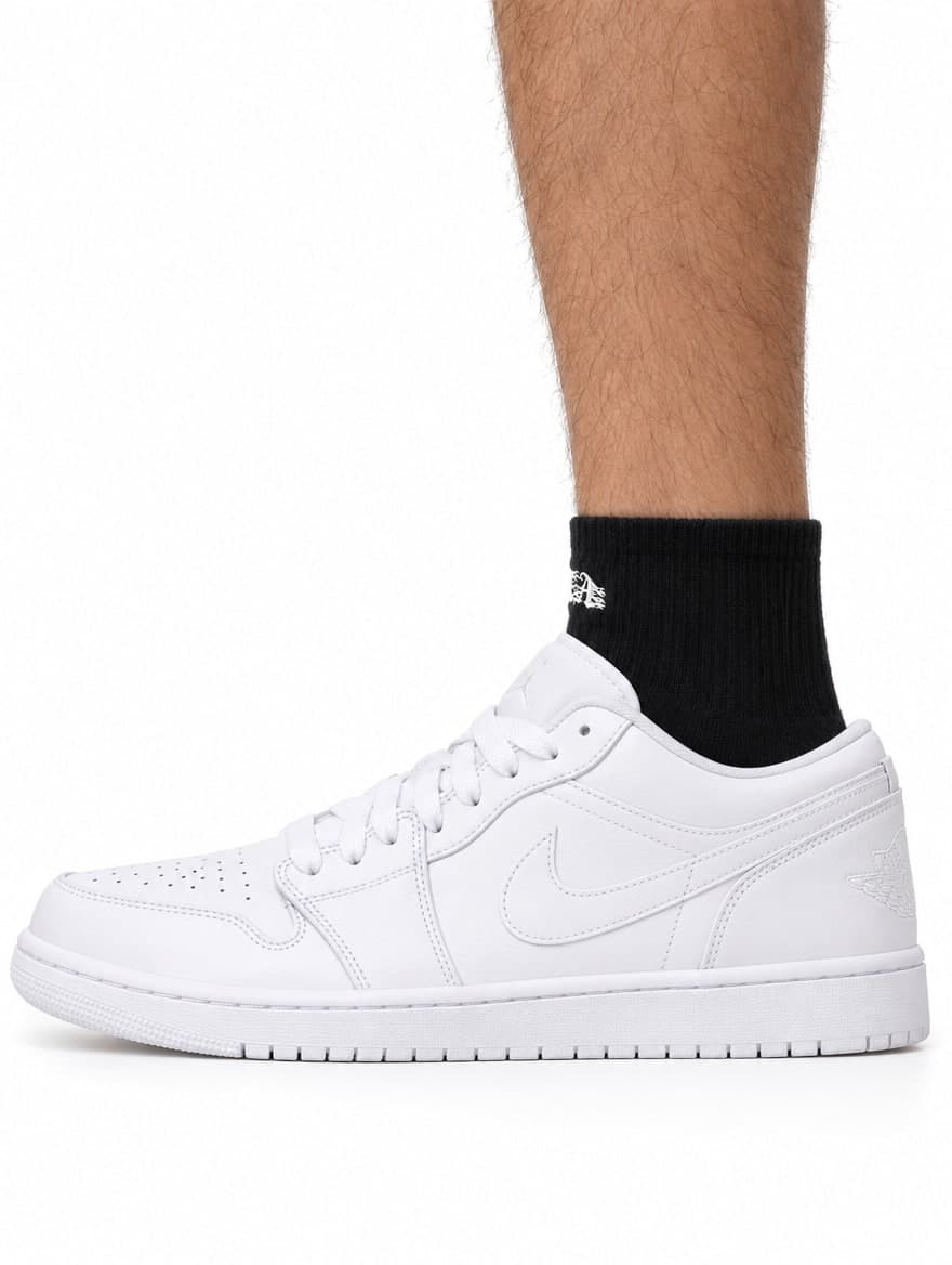 Triple “A” Front Socks Black